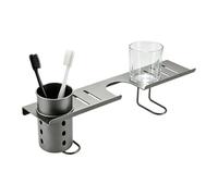 Étagère Pour Lavabo Salle De Bain Support Gain de Place avec Drainage en | Sur Le Lavabo pour Cuisine Salle de Bain Toilettes Fenêtre Coin Comptoir Meuble-Lavabo Vasque