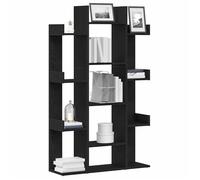Étagère pour livres - Noir - Bibliothèque moderne - Chêne noir 86x25,5x140 cm - bois d'ingénierie B3275