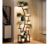 Étagère pour Plantes avec Lampe de Croissance - FIANAO - Support Plantes 9 Niveaux 155 cm - Lumière LED Plein Spectre - Métal