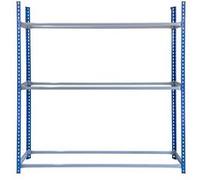 Etagère Pour Pneus Acier Rangement Roues Garage Atelier 180 x 40 x 185 cm Bleu G