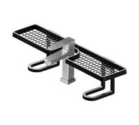 Étagère pour robinet lavabo salle de bain installation sans perçage 50 cm | Étagère au-dessus de la salle de bain pour salle de bain, hôtel, dortoir, restaurant, brosses à dents, verres cosmétiques