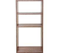 Five - Meuble Etagère de Rangement en Bois Naturel 3 Cases Mix n' modul
