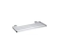 Etagère rectangulaire, porte-serviettes VIA en chrome 50 x2 x20,5 cm