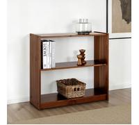 Etagère REGALE rangement sur pied ou étagère murale avec 3 niveaux, en bois massif coloris châtaignier