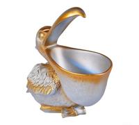 Étagère rétro pour figurines d'oiseaux d'eau 22 x 12 cm Organiseur de clés | Rétro en forme d'oiseau d'eau, construction en résine robuste, taille 22 x 12 x 20 cm, idéal pour les clés, stylos et bijoux