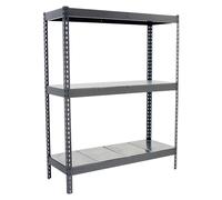 Etagère Sans Vis Ecoforte 1206-3 Metal Gris/galva Gris/galva 2000x1200x600 - Simonrack