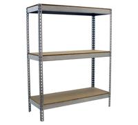 Etagère Sans Vis Simonforte 1206-3 Chipboard 1500 Galva/bois Galva/bois 1500x1200x600 - Simonrack