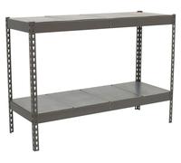 Etagère Sans Vis Simonforte 1207-2 Metal 900 Gris/galva Gris/galva 900x1200x750 - Simonrack