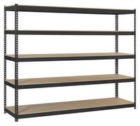 Etagère Sans Vis Simonforte 1207-5 Chipboard 3000 Antracite/bois Antracite/bois 3000x1200x750 - Simonrack