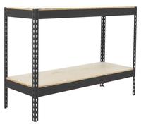 Etagère Sans Vis Simonforte 1504-2 Chipboard 900 Antracite/bois Antracite/bois 900x1500x450 - Simonrack