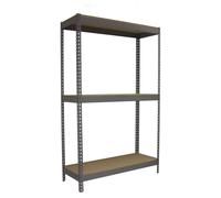 Etagère Sans Vis Simonforte 1806-3 Chipboard Gris/bois Gris/bois 2000x1800x600 - Simonrack