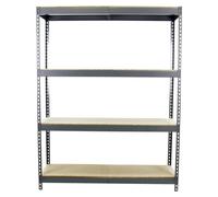 Etagère Sans Vis Simonforte 1807-4 Chipboard Gris/bois Gris 2000x1800x750 - Simonrack