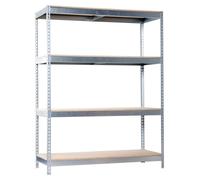 Etagère Sans Vis Simonforte 1809-4 Chipboard Galva/bois Galva/bois 2000x1800x900 - Simonrack