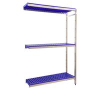 Etagère Sans Vis Simoninox Aditiooranl 3pp/2000x860x500 A.inox/bleu 2000x860x500 - Simonrack