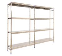 Etagère Sans Vis Simoninox Initial 4ss/1600x3290x500 Acier Inox 1600x3290x500 - Simonrack