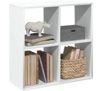 vidaXL Étagère séparatrice de pièce blanc 69,5 x 29 x 69,5 cm