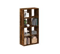 vidaXL Étagère Séparatrice 69.5x29x137.5 cm Chêne Fumé