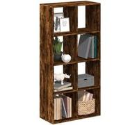 vidaXL Étagère Séparatrice 69.5x29x137.5 cm Chêne Fumé