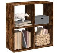 vidaXL Étagère séparatrice de pièce chêne fumé 69,5x29x69,5 cm Multicolore