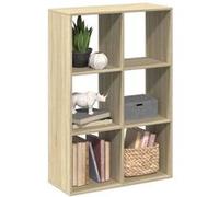 vidaXL Étagère séparatrice de pièce chêne Sonoma 69,5x29x103,5 cm, étagère, étagère à Livres, étagère de Rangement, bibliothèque, Support de Rangement