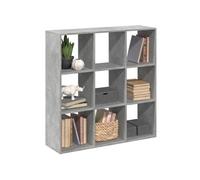 vidaXL Étagère séparatrice de pièce 858042 Gris béton 102×29×103,5 cm