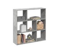 Étagère séparatrice de pièce gris béton 102x29x103,5 cm Gris béton G