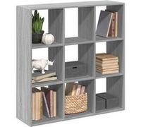 vidaXL Étagère séparatrice Sonoma gris 102 x 29 x 103,5 cm