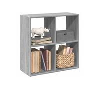 vidaXL Étagère séparatrice de pièce Sonoma gris 69,5 x 29 x 69,5 cm