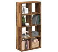 vidaXL Étagère séparatrice de pièce vieux bois 69,5 x 29 x 137,5 cm