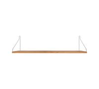 Étagère Simple 20x80 Chêne/Acier Inoxydable