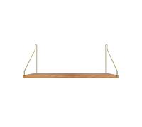 Étagère Simple 27x60 Chêne/ Laiton