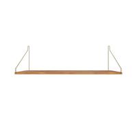 Étagère Simple 27x80 Chêne/ Noir