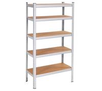 Étagère - SPRINGOS - 5 tablettes - Métal galvanisé - 90 x 30 x 180 cm - Charge max. 875 kg