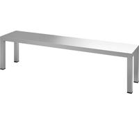 Étagère supérieure en acier inoxydable Combisteel, 1 niveau, 1600 x 300 x 350 mm