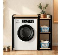 Étagère Supérieure pour Lave-Linge, etagere sur machine a laver, avec 3 niveaux réglables en hauteur, parfaite pour buanderie, salle de bain et cuisine moderne(White)