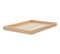 Étagère supplémentaire en bois de hêtre verni pour table à langer Confort