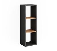 Vicco Étagère sur Pied Orlando, Anthracite/chêne doré, 30x90.5cm | avec étagères réglables pour une utilisation flexible