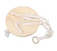 Étagère Suspendue en Macramé, Bois , pour Plantes, Décoration Noël | Design Tressé Pompons, Corde de Coton, Style Bohème, Support Mural Intérieur pour Pots D’herbes, Appartements