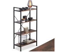 Etagère style industriel Bois foncé industriel, rustique