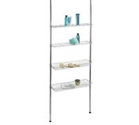 Etagère télescopique - WENKO - Ellera - Acier - Brillant - 71x20x65-285 cm