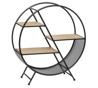 Étagère ""Timeo"" ronde noir D50cm - Atmosphera Créateur d'intérieur