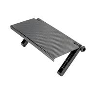 Étagère TV - Support de moniteur TV réglable pour écran, support sans perçage pour lecteur DVD console de jeu routeur haut-parleur barre de son caméra maison bureau étudiant appartement