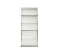 Etagère USM 5 étages ouvert blanc pur 78x179x38 cm