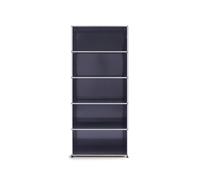 Etagère USM 5 étages ouvert gris anthracite 78x179x38 cm