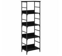 Étagère - vidaXL - bois d'ingénierie - chêne noir - 50 x 33 x 153 cm(146824)