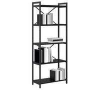 Étagère - vidaXL - module étagère - bois d'ingénierie - chêne noir - 60 x 30 x 155 cm{vwn59m}