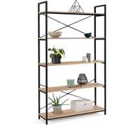 IDMARKET Etagère XL 5 niveaux DETROIT design industriel 170 cm