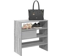 vidaXL Étagères à chaussures - Sonoma gris 60x30x30,5 cm