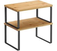 Étagères à Épices - SONGMICS - Lot de 2 - Métal et Bambou - Contemporain - Design