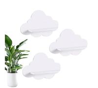 Étagères Cloud - Étagères Murales D'angle Cloud | Étagère Flottante, 3 Pièces En Forme De Nuages flottants, Présentoir De Rangement Esthétique, Décoration De Chambre D'enfant, Vanité De Cuisine, Éta